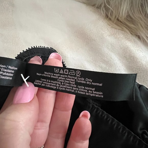 Victoria's Secret Sexy Little Things black Bow Cheekini panties size small nwot - Picture 7 of 8